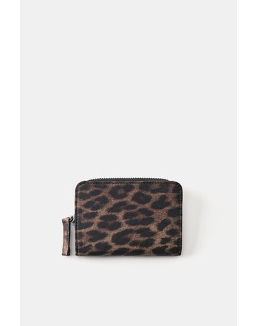 풀앤베어 애니멀 프린트 지퍼 반지갑 4166/840 LEOPARD