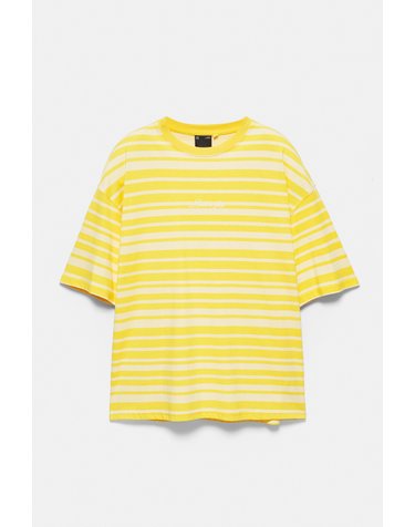 풀앤베어 릴렉스핏 스트라이프 반팔 티셔츠 7231/502 YELLOW
