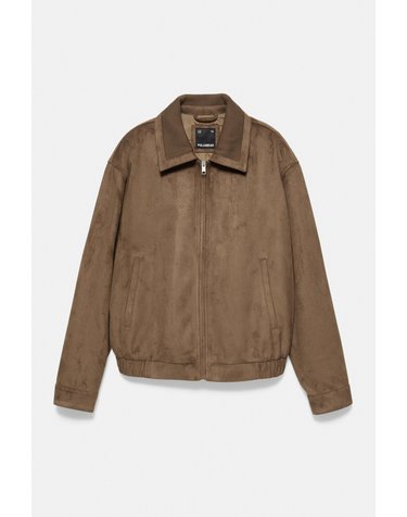 풀앤베어 페이크 스웨이드 트러커 자켓 7720/512 DARK BROWN