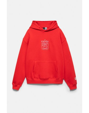 풀앤베어 스페인 월드컵 캥거루 포켓 후디 7551/719 RED