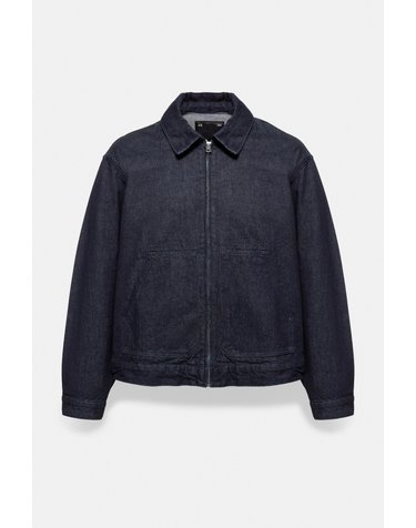 풀앤베어 집업 셔츠카라 데님 자켓 7720/517 NAVY