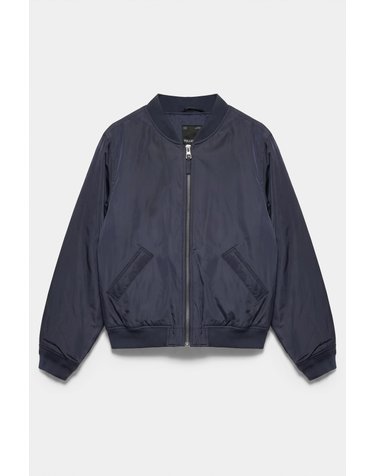 풀앤베어 집업 포켓 패딩 봄버 자켓 7720/500 DARK BLUE