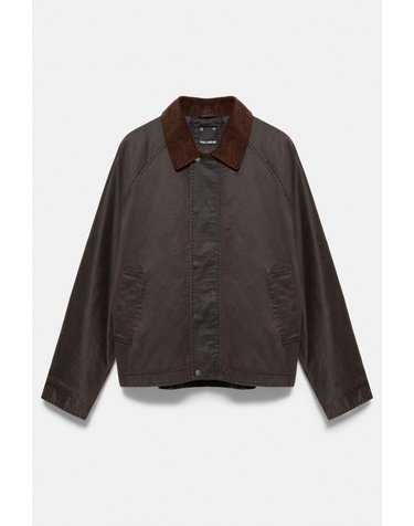 풀앤베어 왁스드 코듀로이 칼라 버튼 자켓 7721/508 COPPER