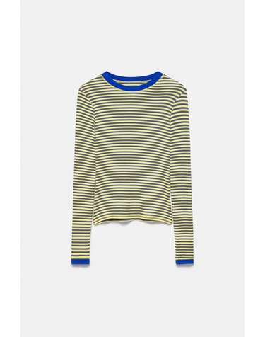 풀앤베어 스트라이프 슬림핏 긴팔 티셔츠 7232/340 STRIPED
