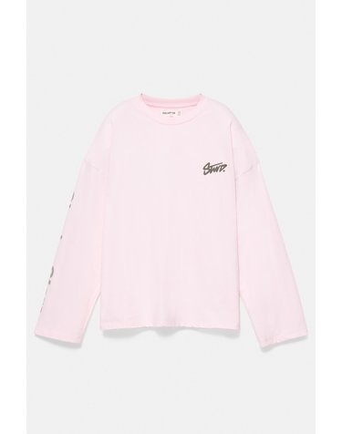 풀앤베어 그래픽 라운드넥 긴팔 티셔츠 7233/308 PINK