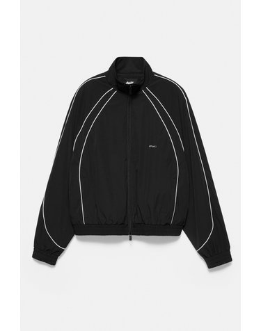 풀앤베어 파이핑 하이넥 집업 트랙 자켓 7721/537 BLACK