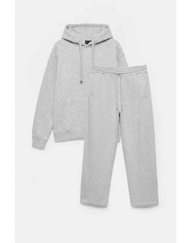 풀앤베어 후드 조거 트레이닝 셋업 7551/908 GREY MARL