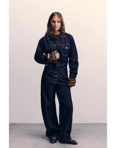 풀앤베어 디키즈 데님 점프수트 7021/402 NAVY