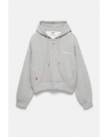 풀앤베어 디키즈 집업 후디 7558/344 GREY MARL