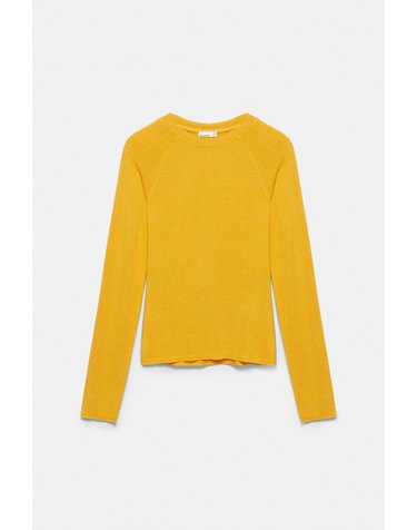 풀앤베어 래글런 라운드넥 긴팔 티셔츠 7233/328 MUSTARD