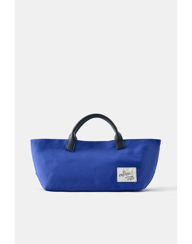 풀앤베어 캔버스 미니 토트 핸드백 4243/840 DEEP BLUE
