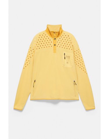 풀앤베어 버튼 하이넥 플리스 스웨트셔츠 7551/550 MUSTARD