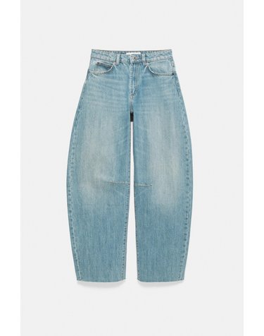 풀앤베어 벌룬 코튼 데님 청바지 7662/304 GREENISH BLUE