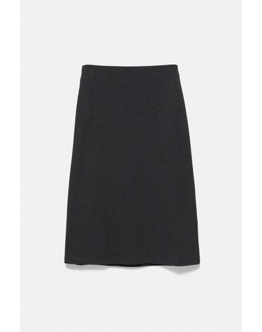 풀앤베어 소프트 스트레이트 미디 스커트 7385/349 ANTHRACITE GREY
