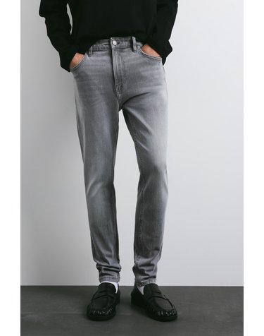 풀앤베어 스키니핏 워싱 데님 청바지 7660/510 DARK GREY