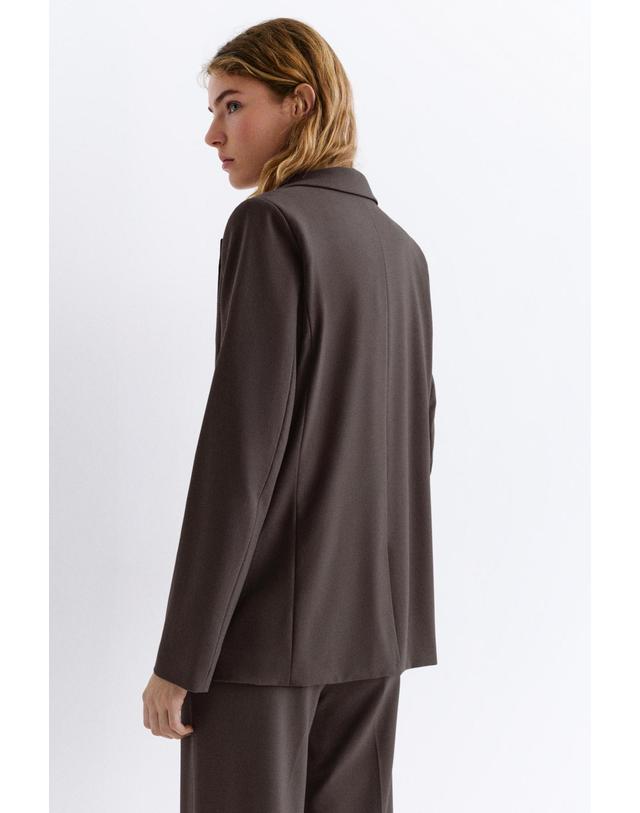 풀앤베어 풀앤베어 베이직 싱글버튼 블레이저 3790/308 BROWN 브라운 착용컷