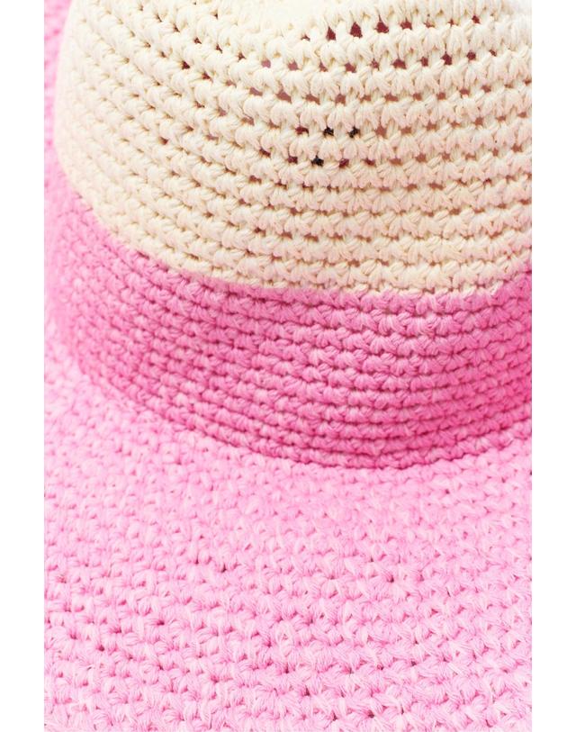 풀앤베어 풀앤베어 크로셰 카우보이 햇 3004/338 PINK 멀티컬러 착용컷