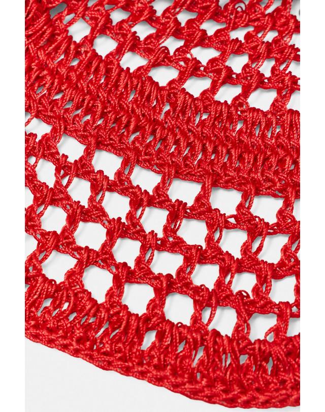 풀앤베어 풀앤베어 크로셰 오픈니트 필박스 햇 3004/336 RED 레드 착용컷