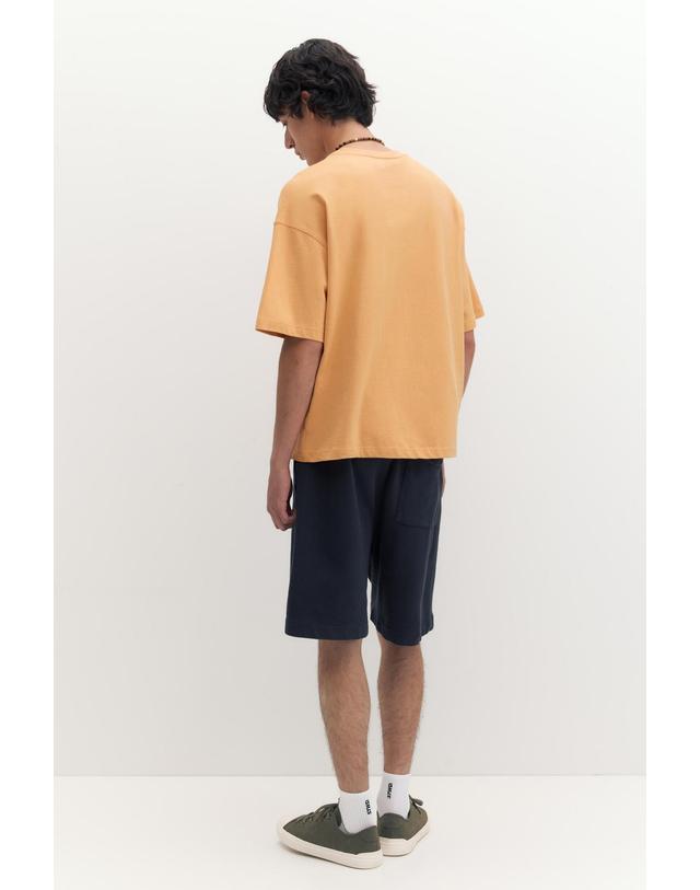 풀앤베어 풀앤베어 시나몬롤 그래픽 라운드넥 반팔 티셔츠 7230/548 ORANGE 오렌지 착용컷