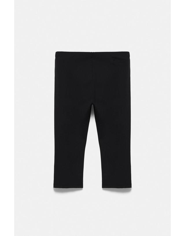 풀앤베어 풀앤베어 스터드 스트레치 카프리 레깅스 7670/348 BLACK 블랙 착용컷