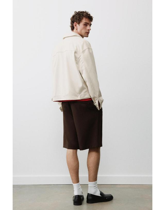 풀앤베어 풀앤베어 버튼 클로저 포켓 트러커 재킷 7720/516 OFF WHITE 아이보리 착용컷