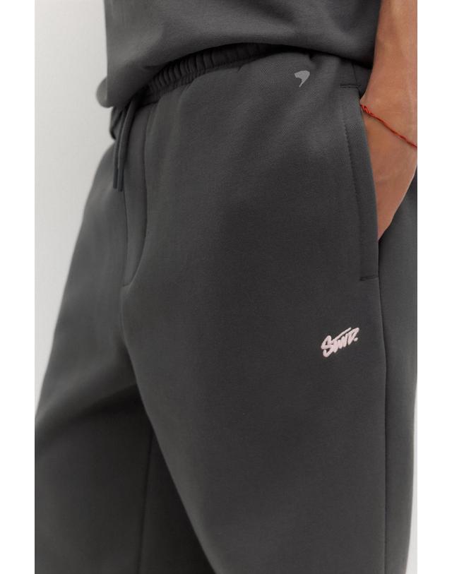 풀앤베어 풀앤베어 코튼 혼방 트레이닝 조거 팬츠 7670/509 ANTHRACITE GREY 그레이 착용컷