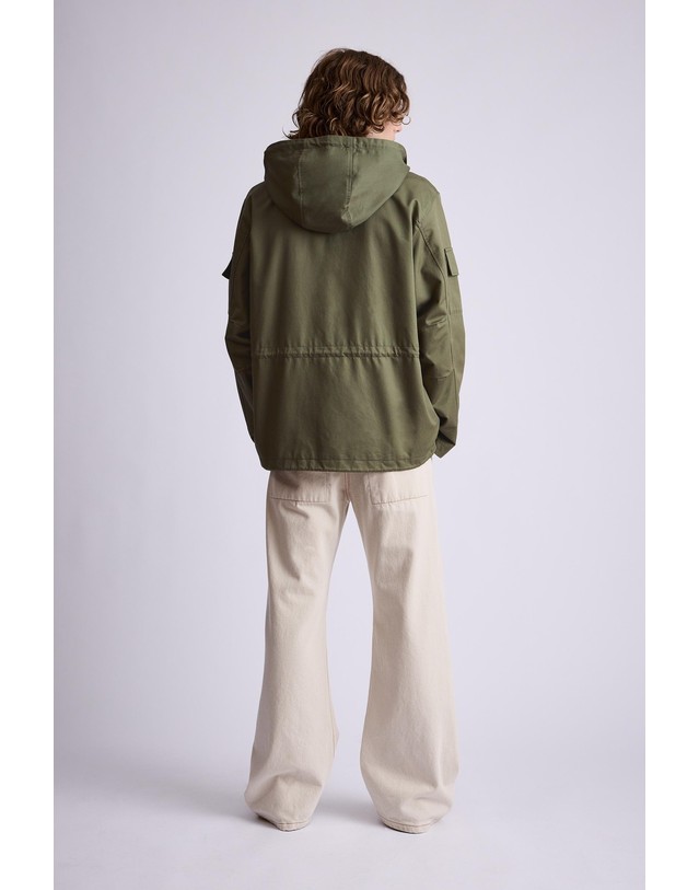풀앤베어 풀앤베어 유틸리티 플랩 포켓 후드 파카 7721/523 KHAKI 카키 착용컷