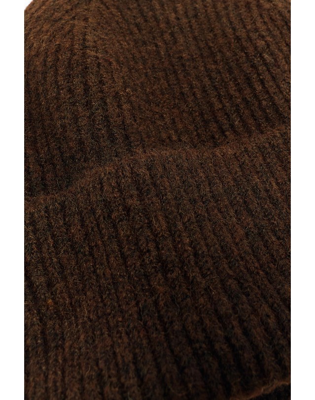 풀앤베어 풀앤베어 턴업 브림 골지 니트 비니 7004/309 BROWN 브라운 착용컷