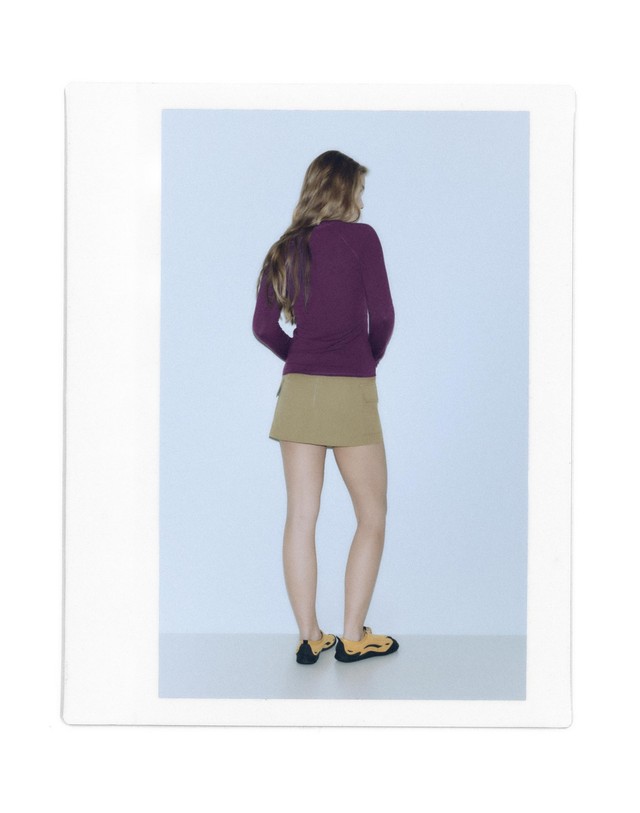 풀앤베어 풀앤베어 래글런 라운드넥 긴팔 티셔츠 7233/328 MULBERRY 퍼플 착용컷
