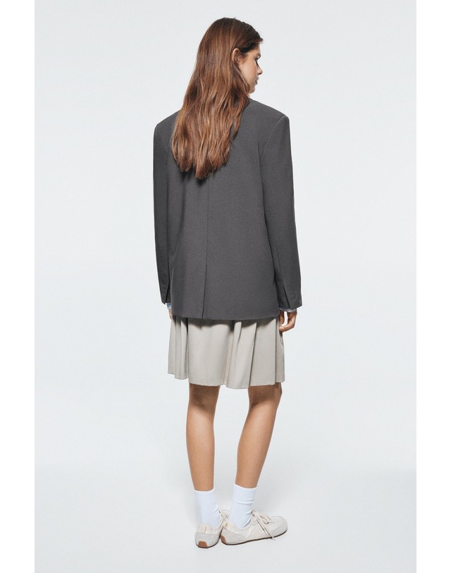 풀앤베어 풀앤베어 오버핏 플랩포켓 더블 블레이저 7790/302 MEDIUM GREY 그레이 착용컷