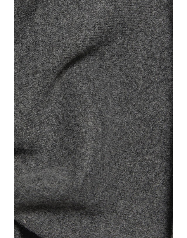 풀앤베어 풀앤베어 삼각 파인 니트 케이프 7006/328 ANTHRACITE GREY 그레이 착용컷