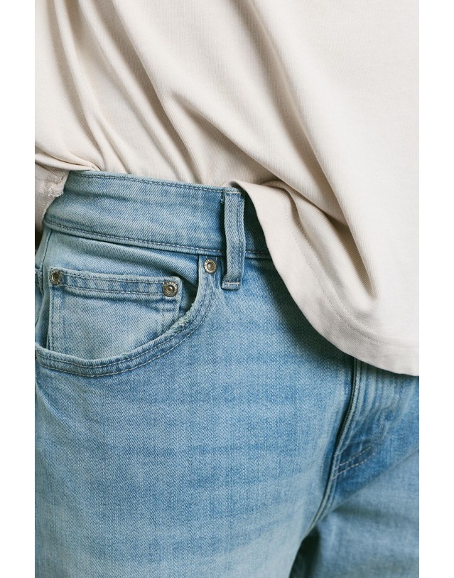 풀앤베어 풀앤베어 스키니 슬림핏 데님 청바지 7660/510 PALE INDIGO 블루 착용컷