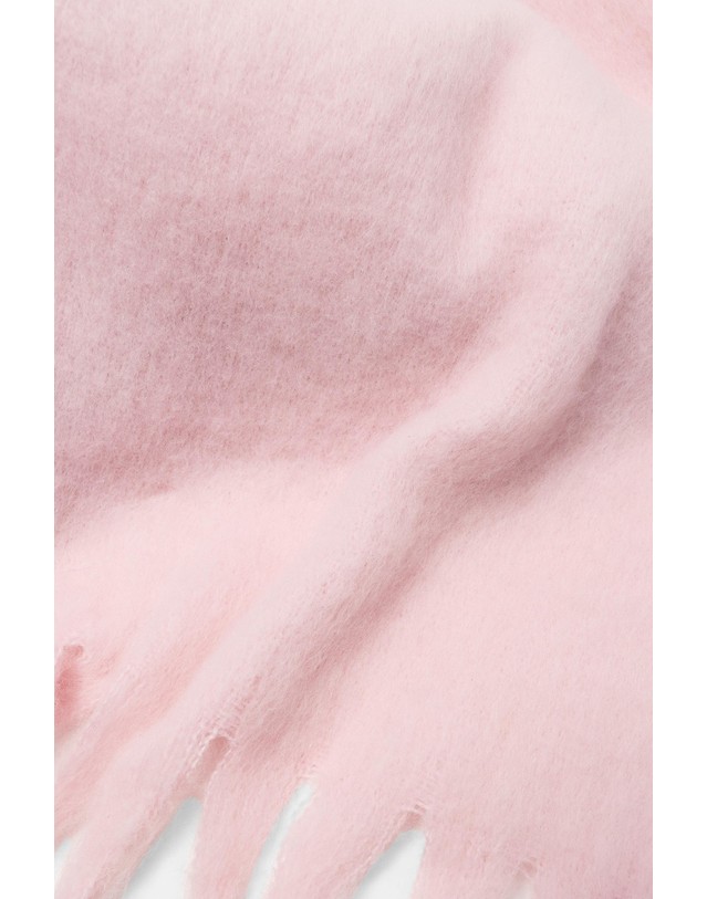 풀앤베어 풀앤베어 모헤어 이펙트 프린지 머플러 7006/327 PINK 핑크 착용컷