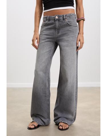 스트라디바리우스 트렌디 데님 로우 와이드핏 청바지 1441/620/706 GREY DENIM WASH