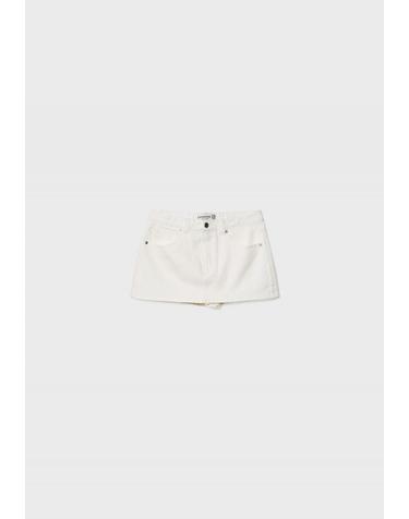 스트라디바리우스 화이트 데님 스커트 팬츠 1283/422/003 WHITE