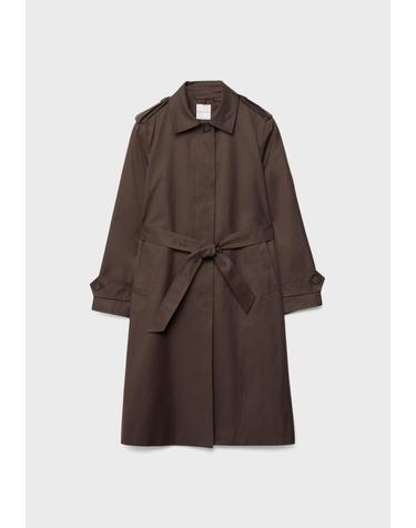 스트라디바리우스 브라운 클래식 롱 트렌치코트 1803/463/400 BROWN
