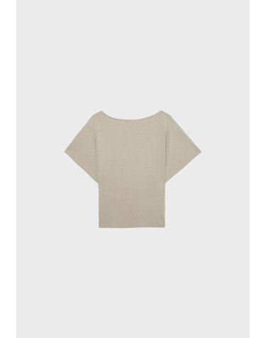 스트라디바리우스 플레인 보트넥 반팔 티셔츠 2672/321/456 BROWN