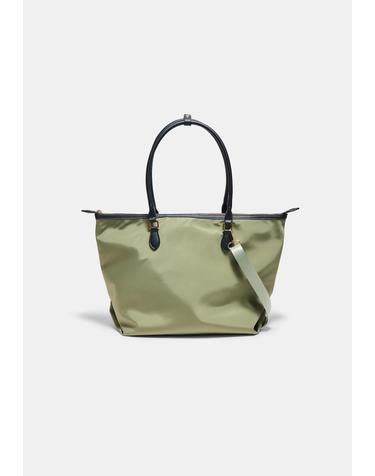 스트라디바리우스 탈착식 스트랩 배색 쇼퍼백 3551/201/550 KHAKI