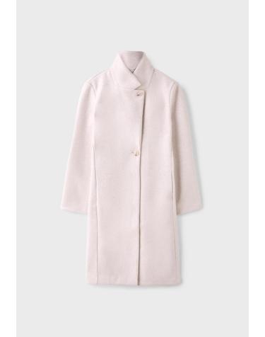 스트라디바리우스 소프트 라펠 칼라 미디 코트 5801/100/004 ECRU