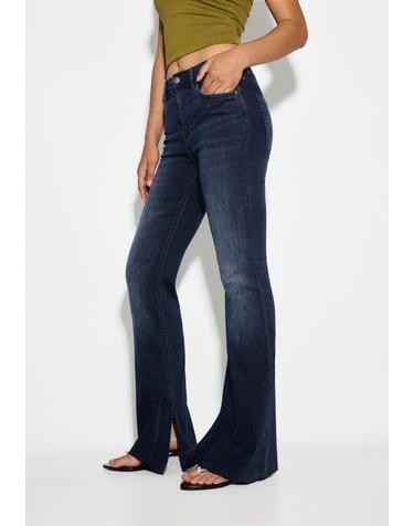 스트라디바리우스 하이웨이스트 슬릿 부츠컷 청바지 4804/221/735 LIGHT GREY DENIM WASH