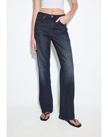 스트라디바리우스 하이웨이스트 와이드 청바지 4891/972/735 LIGHT GREY DENIM WASH