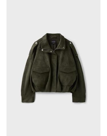 스트라디바리우스 오버사이즈 플랩 포켓 집업 자켓 5732/400/550 KHAKI