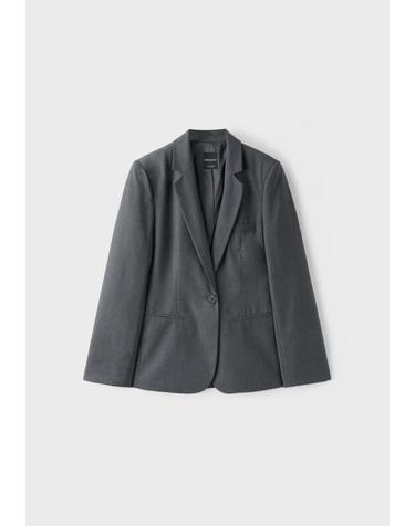 스트라디바리우스 레귤러핏 싱글 버튼 블레이저 8644/250/250 DARK GREY