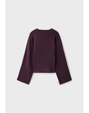 스트라디바리우스 스탠드 칼라 기모노 소매 스웨터 5005/702/651 DARK PURPLE