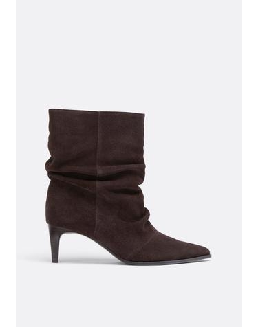 스트라디바리우스 슬라우치 스틸레토 힐 앵클부츠 9903/870/100 BROWN