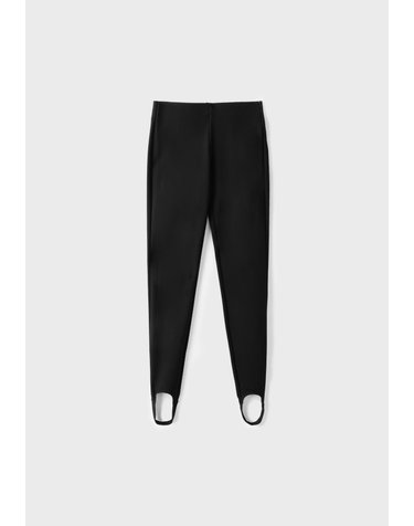 스트라디바리우스 크롭 스터럽 레깅스 4525/177/001 BLACK