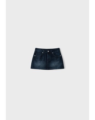 스트라디바리우스 데님 미니 스커트 팬츠 1283/212/735 LIGHT GREY DENIM WASH