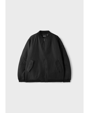 스트라디바리우스 오버사이즈 집업 봄버 자켓 8611/700/001 BLACK