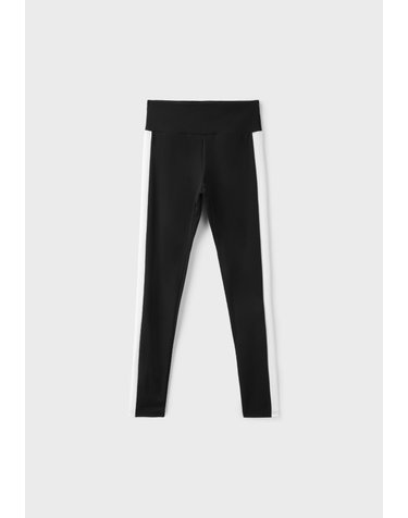 스트라디바리우스 사이드 스트라이프 레깅스 4546/156/001 BLACK