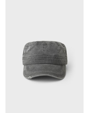 스트라디바리우스 워시드 코튼 밀리터리 캡 4079/203/250 DARK GREY
